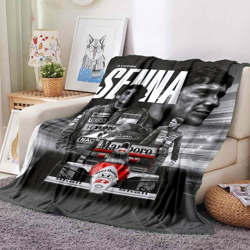 Ayrton Senna Decke, Hohe Qualität, Bequem für alle Jahreszeiten, Heimdekoration, Wärme und Komfort