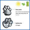 Solar Powered Animal Paw Print Garden Lawn Lights (5-Pack)