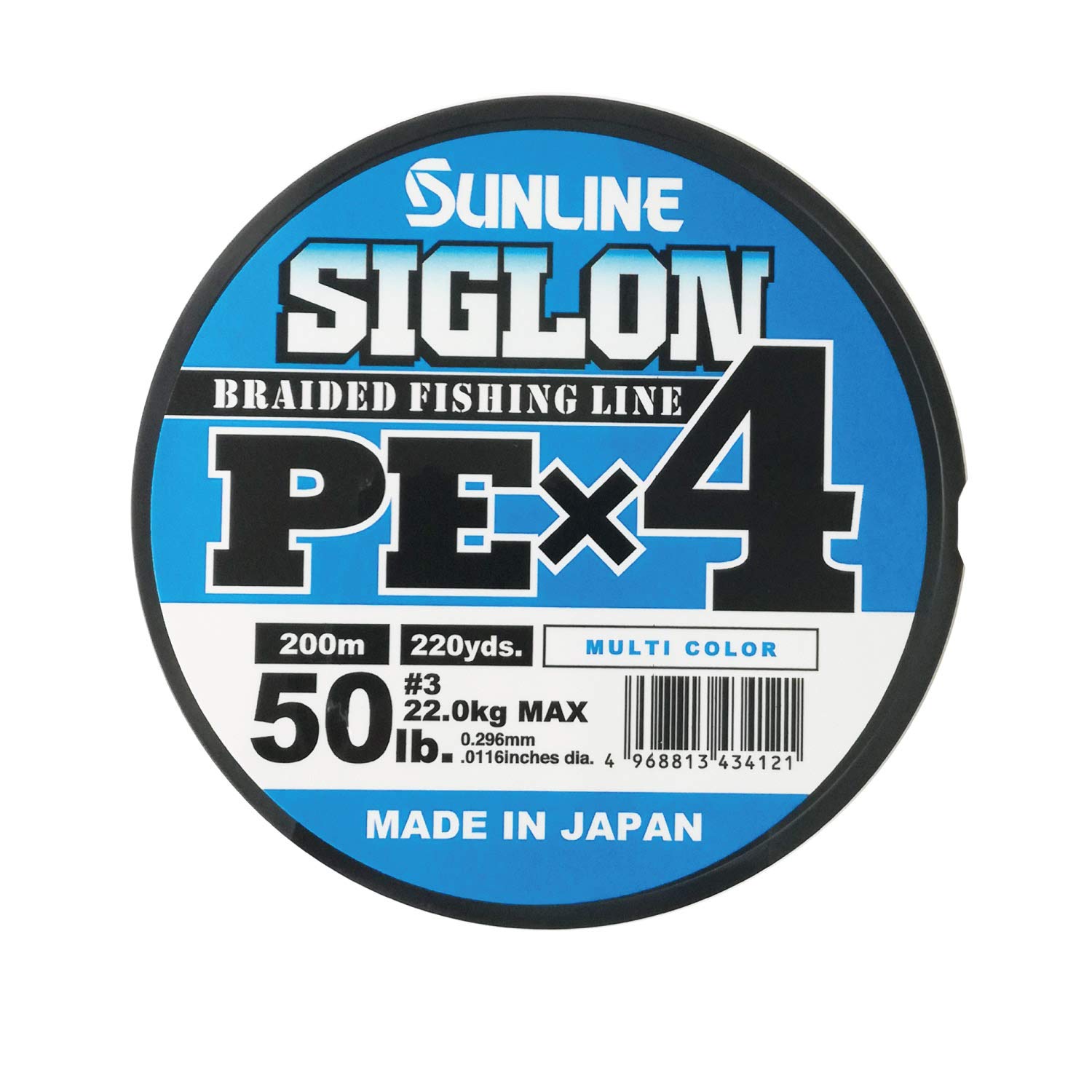 SUNLINE Siglon PEx4 Line 200m 5 Colors 50LB J #3
