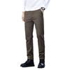 Pants Men's Autumn and Winter New Men's Business Casual Pants Fashion Versatile Blue Trousers Elastic Solid Color Men's Trousers