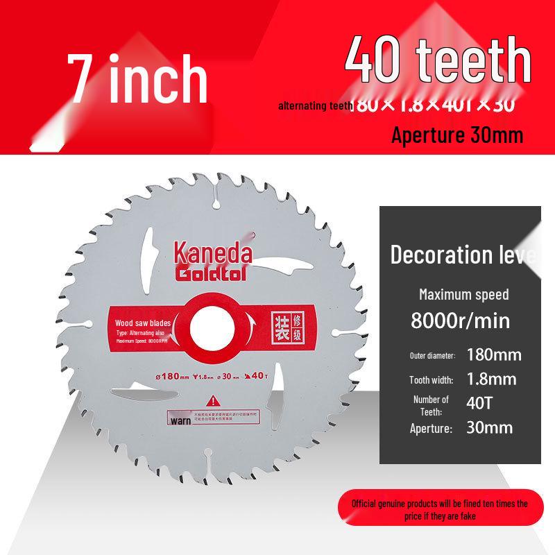 Jindian 4" & 10" Woodworking Saw Blades for Handheld Circular Saws & Angle Grinders
