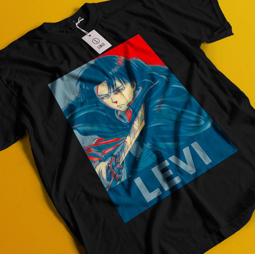 

Футболка Атака Титанов Эрен Микаса Футболка Леви Футболка AOT Эрвин Ханге Армин Футболка 3XL