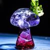Mushroom Cocktail Glass Cup with Straw For Drinks Beer Creative Clear Wine Glasses Coffee Cups Drinkware Cocktail Tool