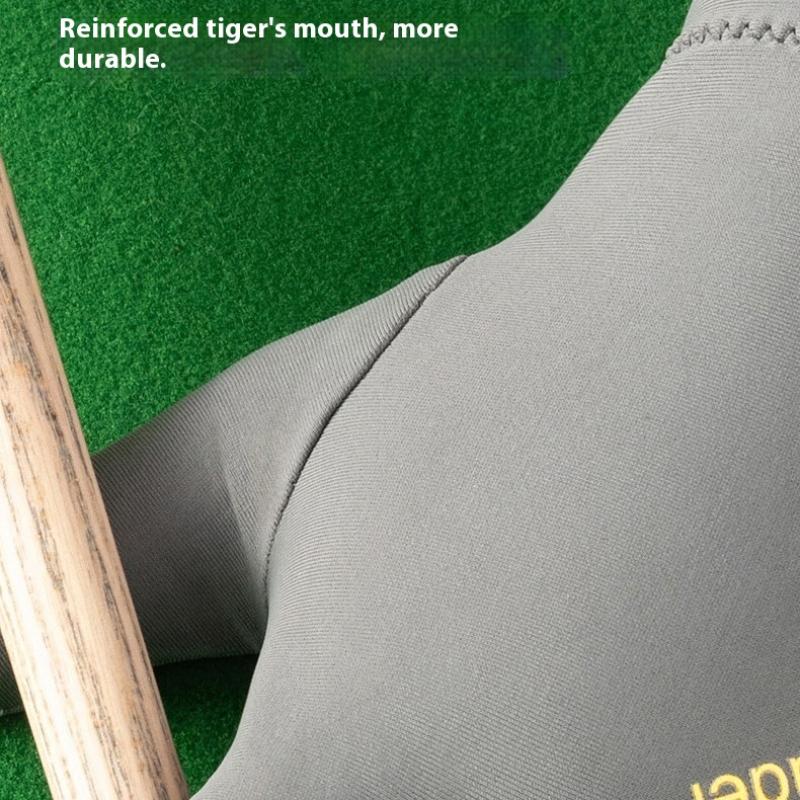 1Pc Billiards Gloves Enhanced Grip Left Hand Open Finger Professional Billiards Gloves Snooker Table Tennis Gloves