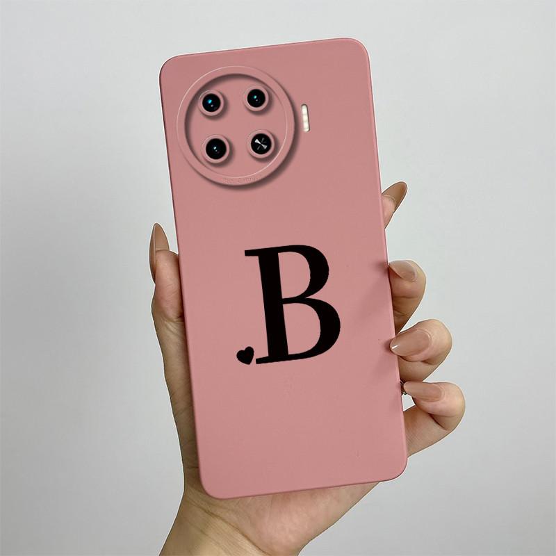 For Tecno Spark 20 Pro+ Case Tecno Spark 20 Pro Plus Phone Case KJ7 Cute Letters Camera Protection Square Liquid Silicone Cover