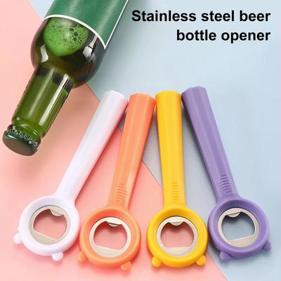 Apribottiglie Creativo a Forma di Orso in Acciaio Inossidabile per Bottiglie di Birra e Soda Ideale per Uso in Cucina di Casa Bar Portatile Leggero Presa Facile e Durevole