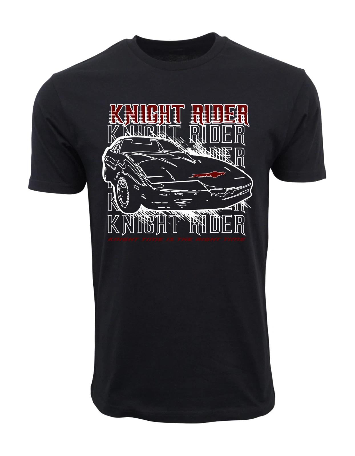 Unisex Adult Casual Graphic KNIGHT RIDER NIGHT TIME IS THE RIGHT TI... XXXXL