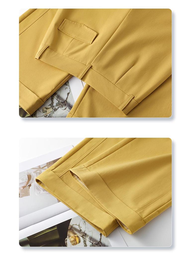 Women's Khaki Summer 2025 Loose Wide-Leg Casual Pants