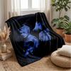 Justin BieberPrinted Flannel Blanket Cozy Skin-Friendly Warm Throw for Couch Bed Indoor Daily Use