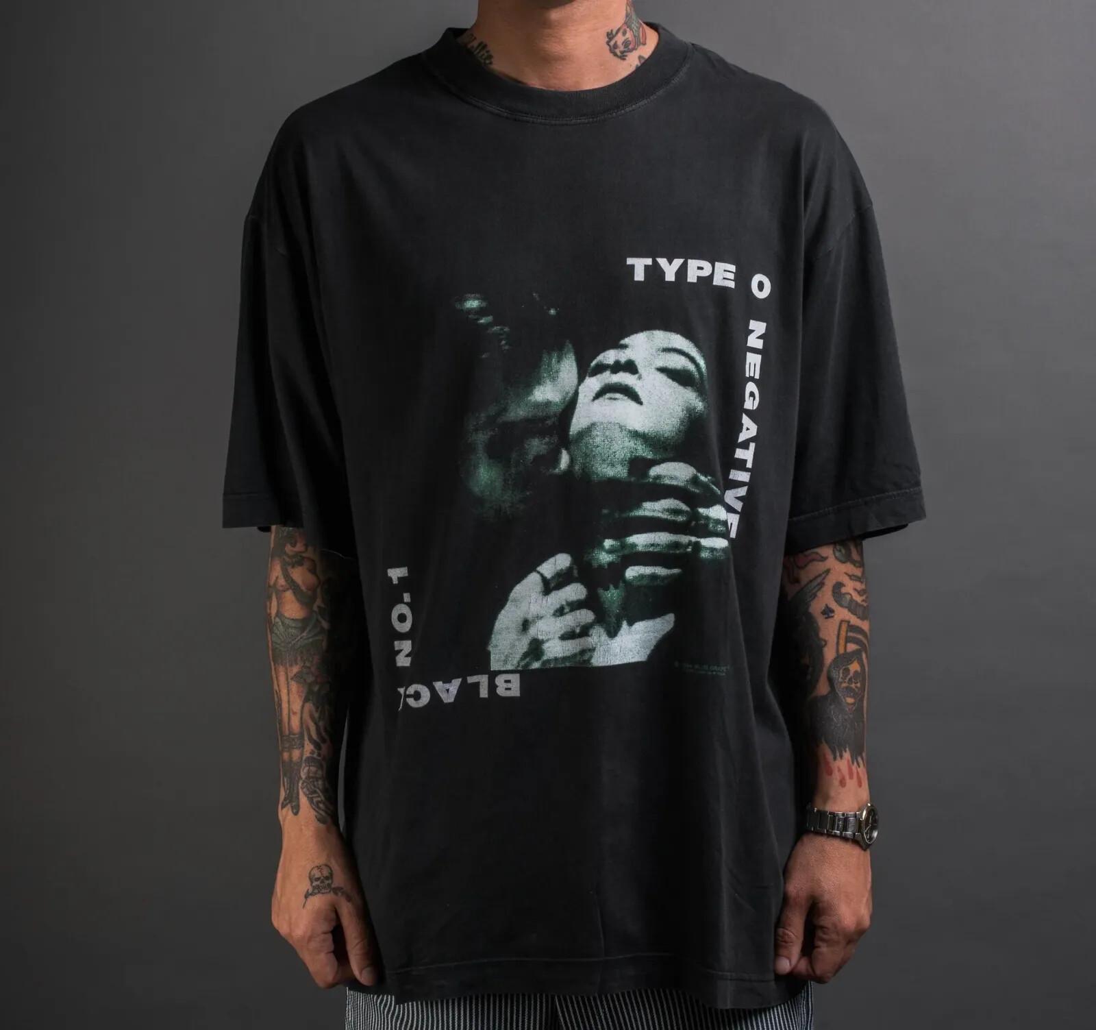 

26 Vtg 1994 Type O Negative Black No.1 T-Shirt basic black Unisex Cotton NH343 Unisex T-Shirt XXXXL