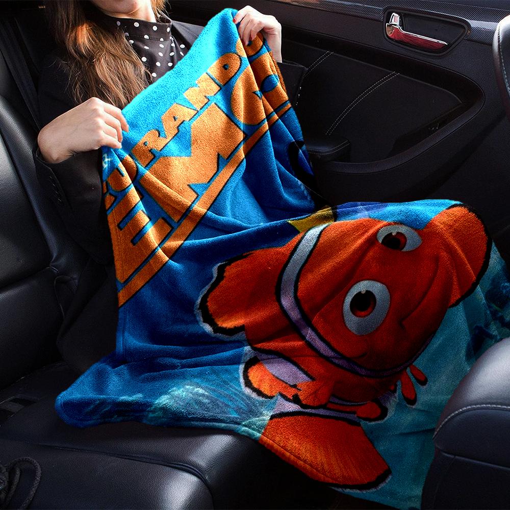 Nemo Theme Printed Blanket - Perfect for Couch, Bed, Travel & Outdoor Use | Machine Washable, Cozy & Durable.