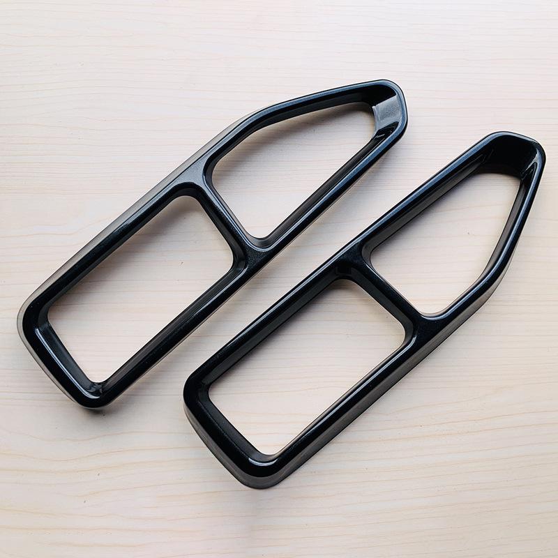 BMW 7 Series (2019-2021) Black Stainless Steel Exhaust Pipe Cover