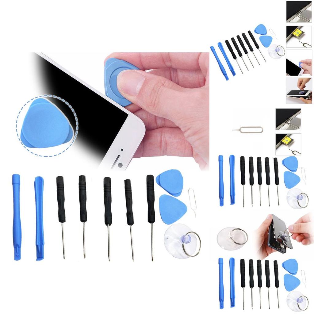 Przenośny Zestaw do Naprawy Telefonu Komórkowego z 11 Niezbędnymi Narzędziami