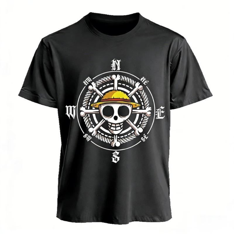 One Piece Anime T Shirt Men Women Cotton Short Sleeve Summer 2026 Casual Streetwear Graphic Tee Crewneck Manga Print Tops Y2k