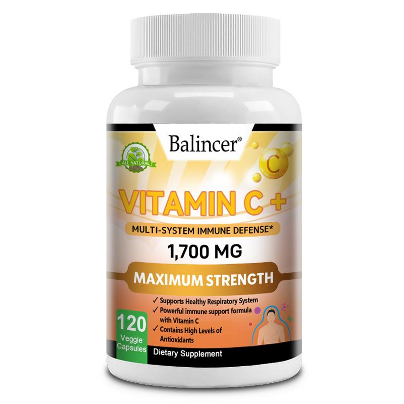 Vitamin C D3 Dietary Supplement, With Elderberry, Ginger Root, 120 Capsules Per Bottle 120 Capsules