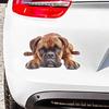 Cute Guard Dog Car Sticker Vinyl Decal Waterproof Rear Window Motorcycle Camper Bumper Truck Laptop Decoration TM219