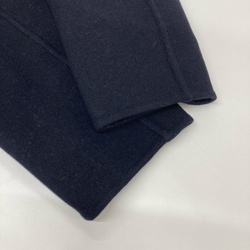 GALERIE VIE Navy Cashmere Blend Wool Light Melton Chester Coat Coat 34 NavyUsed