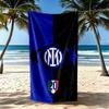 Inter Milan Beach Towel Super Soft Absorbent Comfortable Lightweight Perfect For Traveling Yoga Camping And Swimming