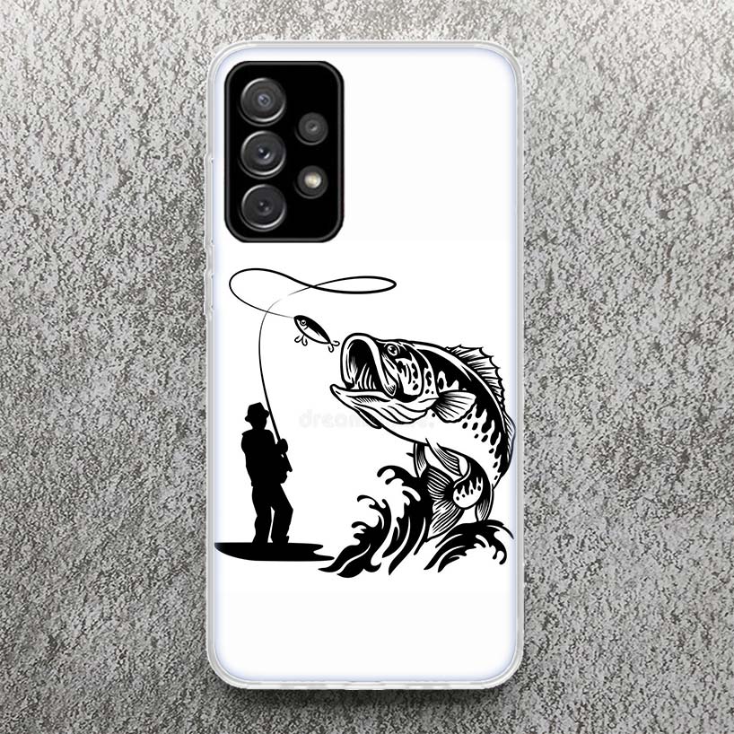Jagd Angeln Mann Druck Weiche Hülle für Samsung Galaxy A52 A51 A50 A42 A32 A22 A12 Handyhülle A41 A31 A21S 71 A30S A20S A10S A4