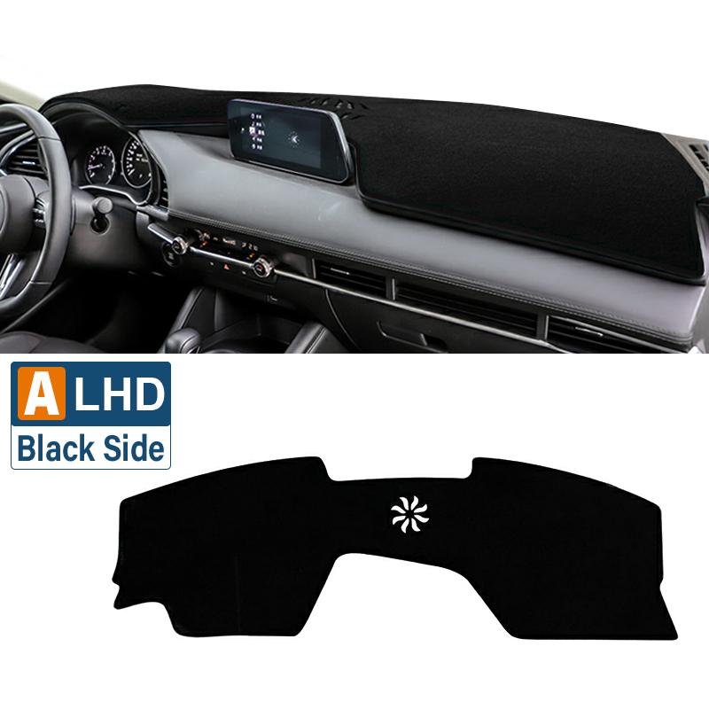 For Mazda 3 BP      2024 Axela Car Dashboard Cover Mat Non-Slip Pad trument Panel Carpets  Accessories A LHD Black Side