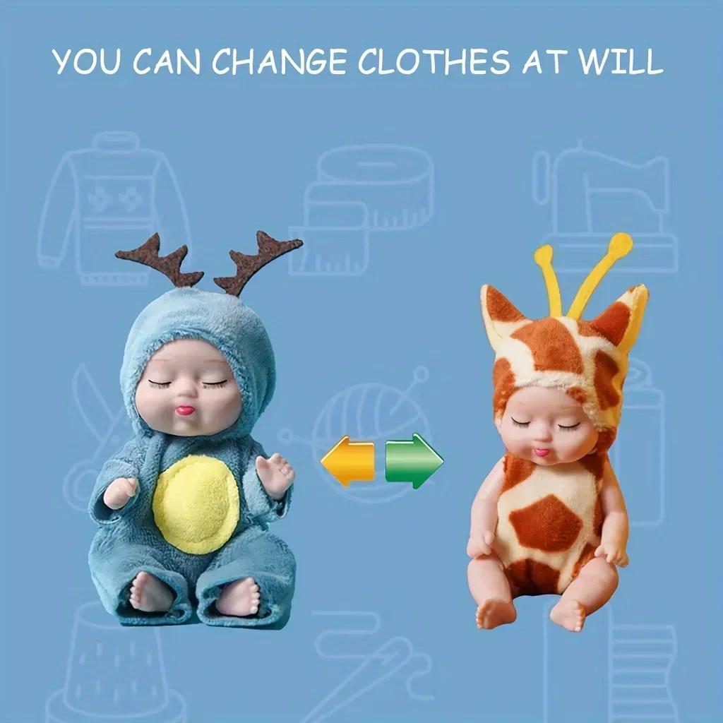 6pcs/set Baby Dolls, Pajama Fairy Baby Dolls Toy Figures Princess Doll Gift  Cute Animal Baby Doll - The Perfect Birthday