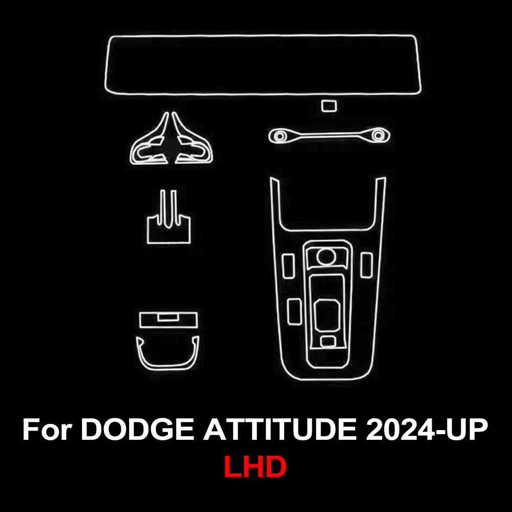 

Car TPU Interior Center Console Transparent Protective Film for Dodge Attitude 2026 2026 Anti-scratch PPF Pre-cut Film Sticker