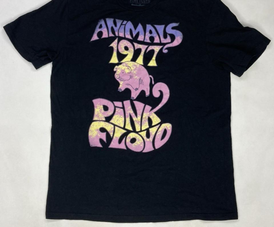 Pink Floyd Animals 1977 Graphic T-shirt Men Large Black Short Tshirt Unisex T-Shirt S