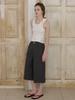 Elssibeui Midi Denim Pants_Charcoal