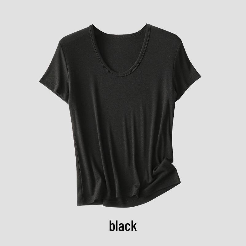 Rong Tai Tencel Wool Ribbed Cooling Slim Fit Tee - Short Sleeve 2026