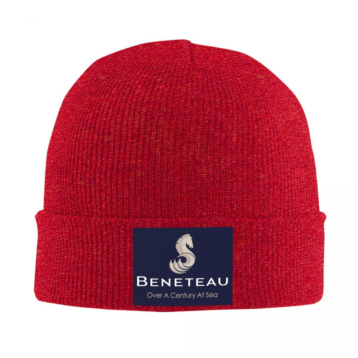 Beneteau Sailboat Sailing Yacht Warm Knitted Cap Hip Hop Bonnet Hat Autumn Winter Outdoor Beanies Hats for Unisex Women Adult One Size