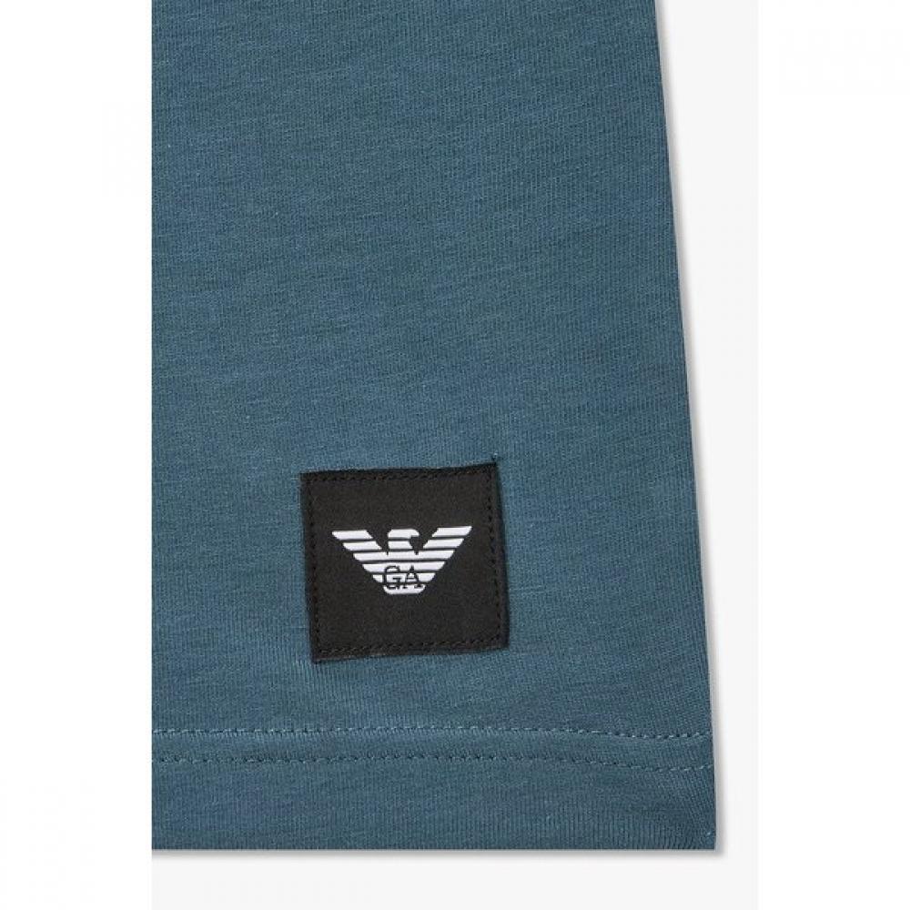 Emporio Armani Men S Eagle Logo PaTch Lounge T ShirT 0816134004 