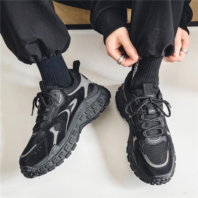 Atmungsaktive Low-Top Lauf-Sportschuhe für Herren Athletischer dicker Plateauschuh im Angebot Günstiger Ausverkauf Herren Freizeitsneaker