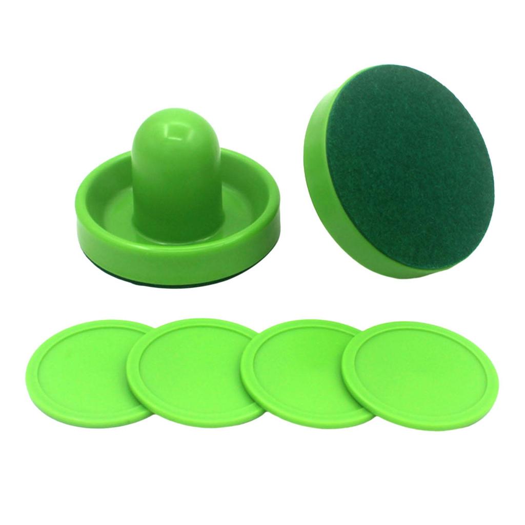 1 Set Mini-Air-Hockey-Drücker und Air-Hockey-Pucks, Slider-Drücker-Torhüter-Air-Hockey-Paddel für die Ausrüstung von Air-Hockey-Tischen
