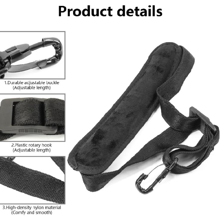 Sax Soft Padded Adjusted Saxophone Neck Strap for Baritone Alto Tenors Sopran