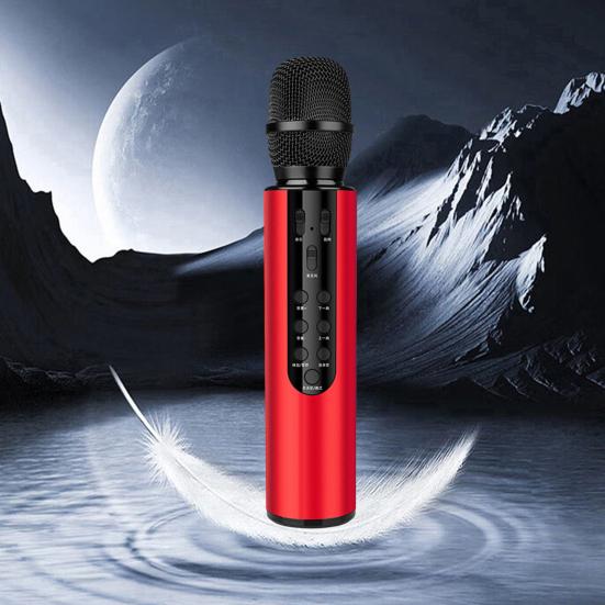 Profesionální UHF bezdrátový mikrofon Křišťálově čistý zvuk Redukce šumu Vše v jednom zařízení pro zpěv karaoke Mikrofon kompatibilní s Bluetooth