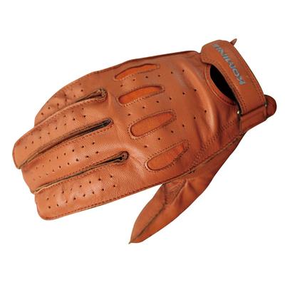 Komine Motorcycle Vintage Short Leather Size Genuine for and Autumn Gloves, Brown, 3XL, GK-161 971, Leather, Spring, Summer,
