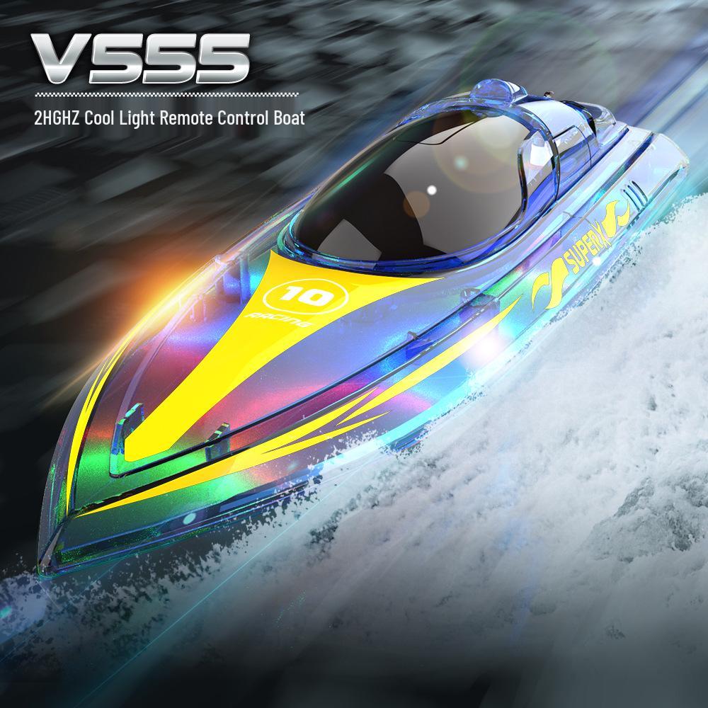 Children's Educational Remote Control Electric Toy Speedboat – Outdoor Smart Celebrity Toy Boat