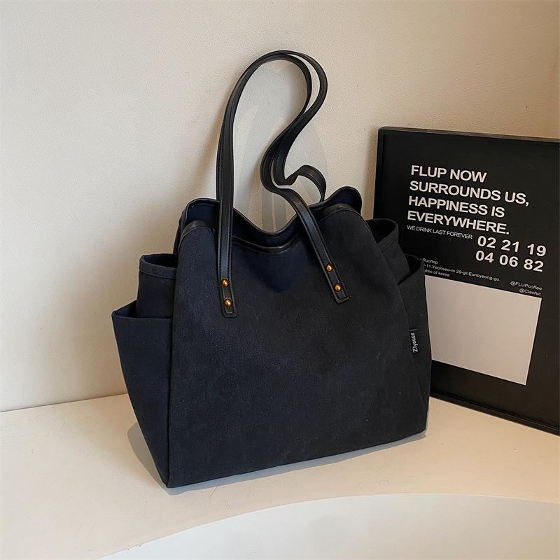 Popular winter new fashion simple handbag casual fashion shoulder bag casual large capacity tote bag women's bag
