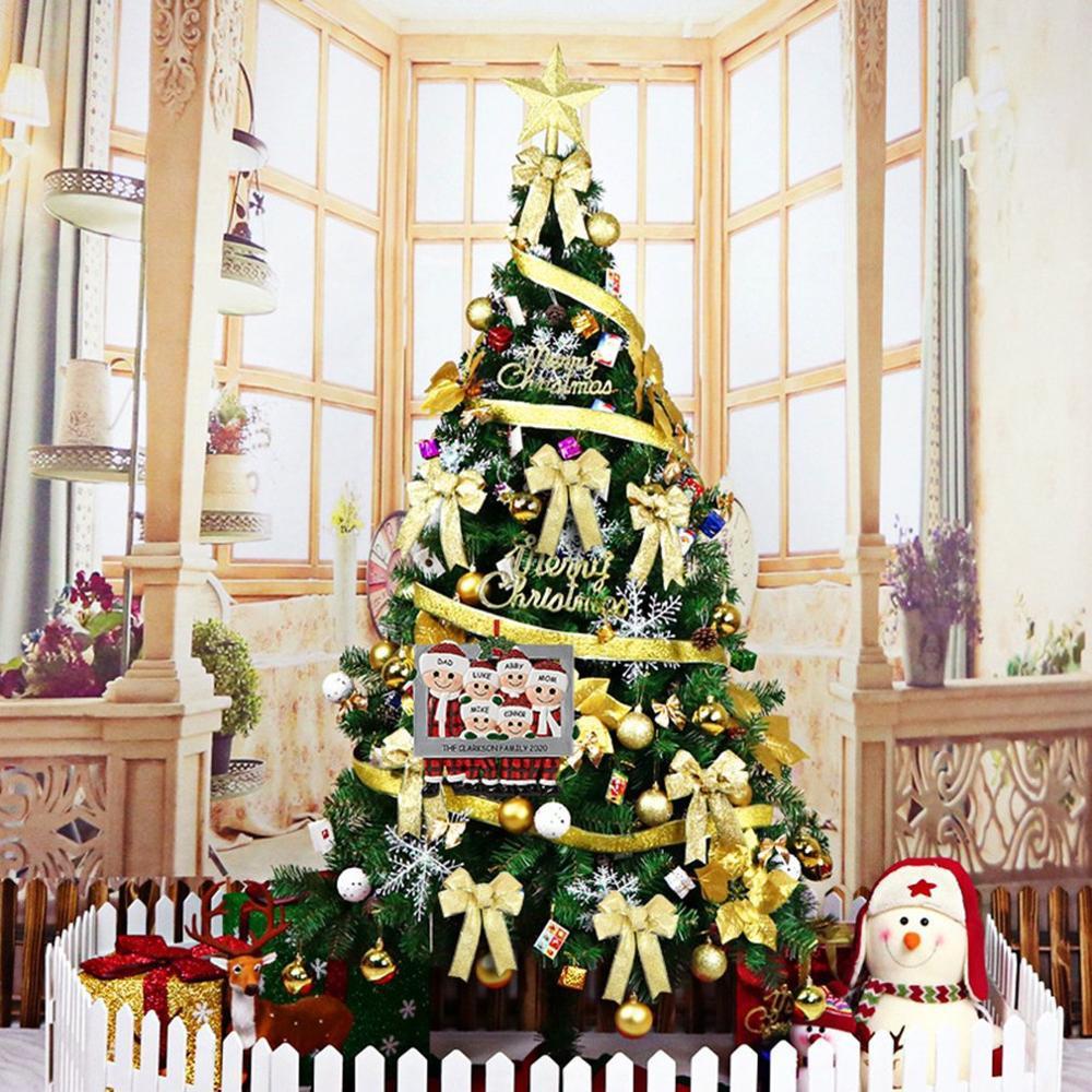 Ornament de Crăciun DIY Nume Binecuvântare Moș Crăciun Pandantiv Decor Pom de Crăciun