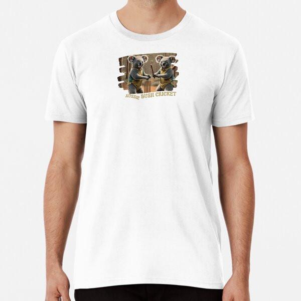 

Koalas playing Aussie bush cricket Premium T S to 5XL Made in the AU/USA T-Shirt S