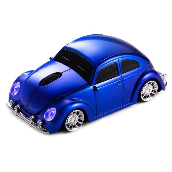 Cartoon Mini Car Wireless Mouse Ergonomics Cozy Grip 1000 DPI Plug-Play Mute Optical Mouse Battery Powered Laptop Tablet Mouse