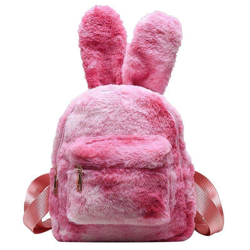 Kid's Backpack Easter Mini Simple Plush Rabbit Bag Korean Children's Plush Bear Pendant Shoulder Bag Tide Child Girl Purse Bag