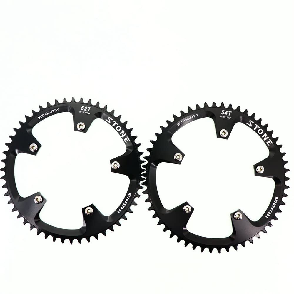 Stone Round Chainring 130BCD Tooth Narrow Wide for Road Bike Folding Bicycle 38-60