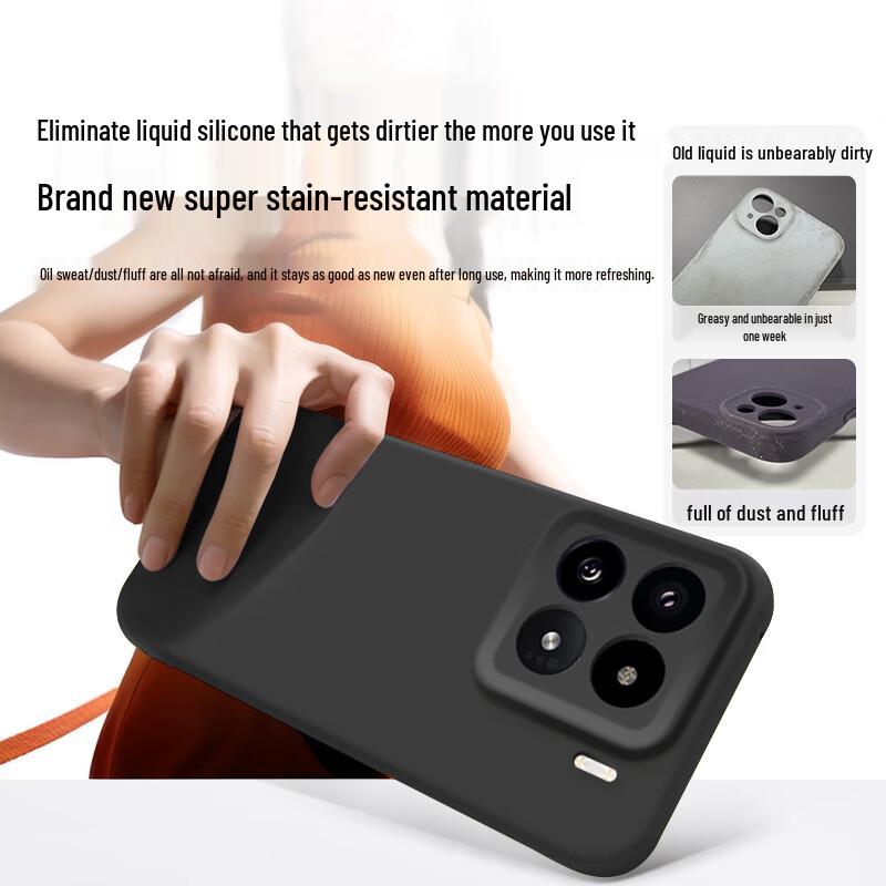 GURRS Minimalist Liquid Silicone Case for Xiaomi 15 Pro