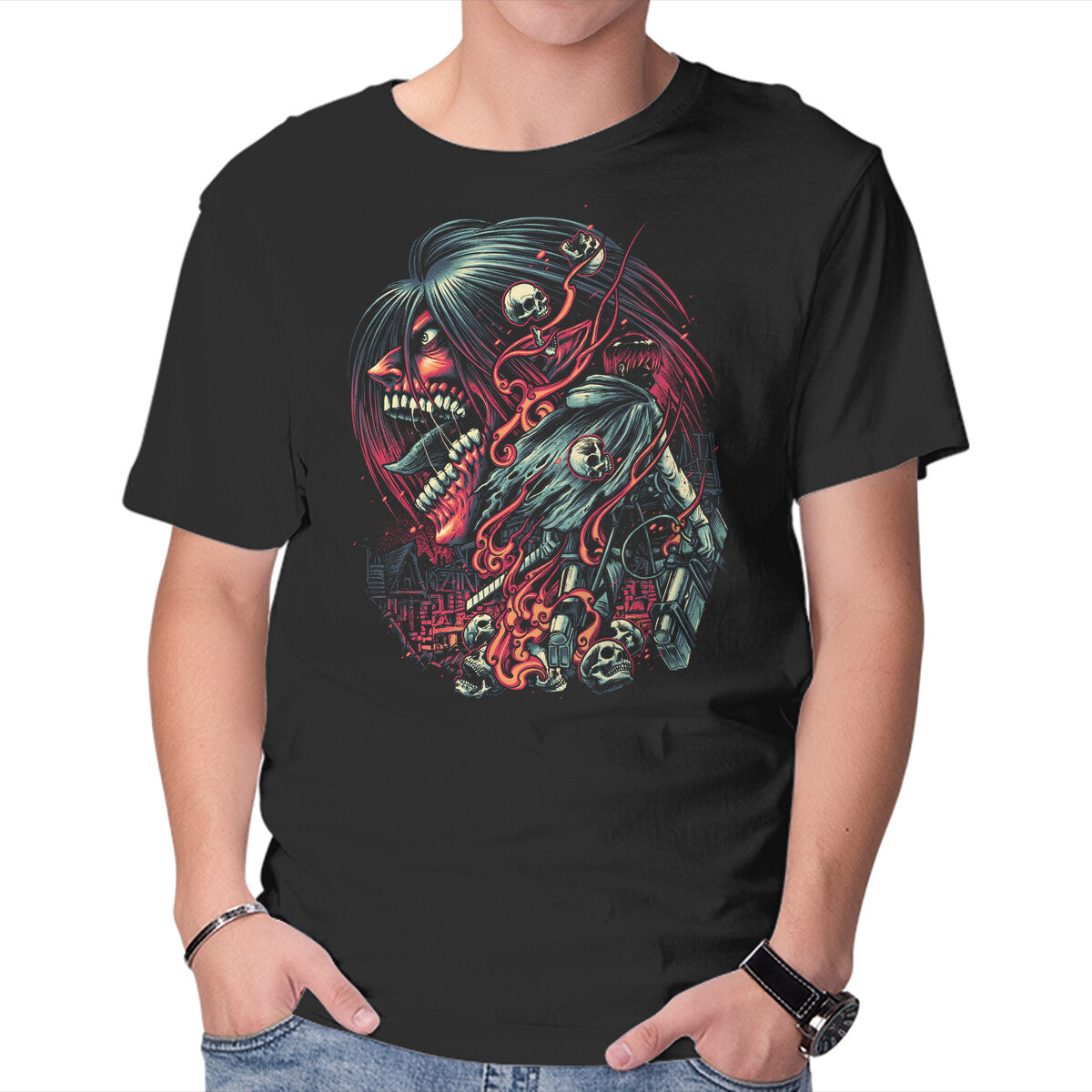 Unisex Crew Neck T-Shirt Break the Walls Down Graphic Short Sleeve Casual Tee XS