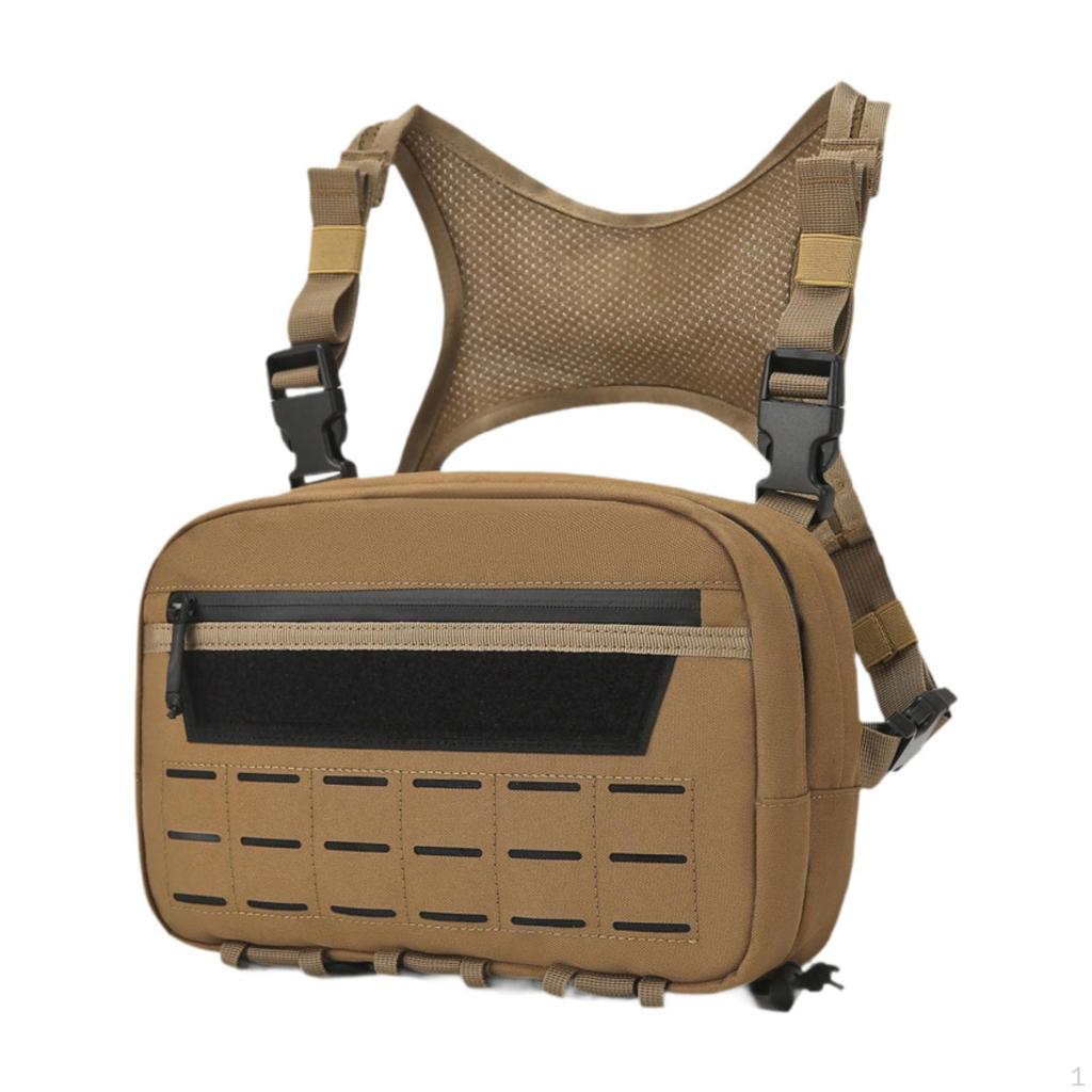 Chest Rig Vest Pack Backpacking Breathable Adults Sports Outdoor Bag