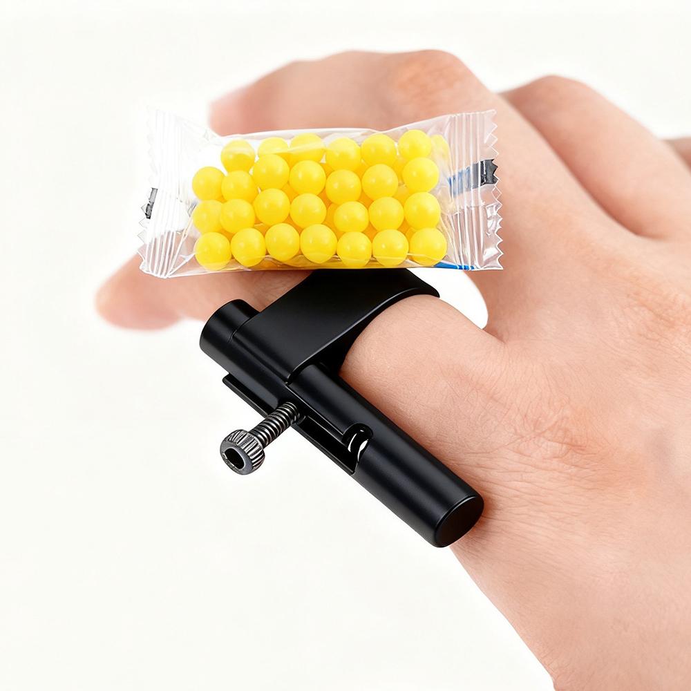 Міні-прихована пластикова іграшкова зброя-бластер для запуску паперових кульок, безпечна, для розіграшів, веселий гаджет для вечірок для дітей та дорослих