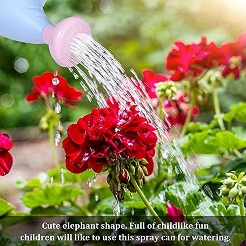 0.4 Gallon Plastic Watering Can Small Lightweight-Cute Indoor Outdoor Garden Plants, Kids Toy Watering Pink Easy To Use