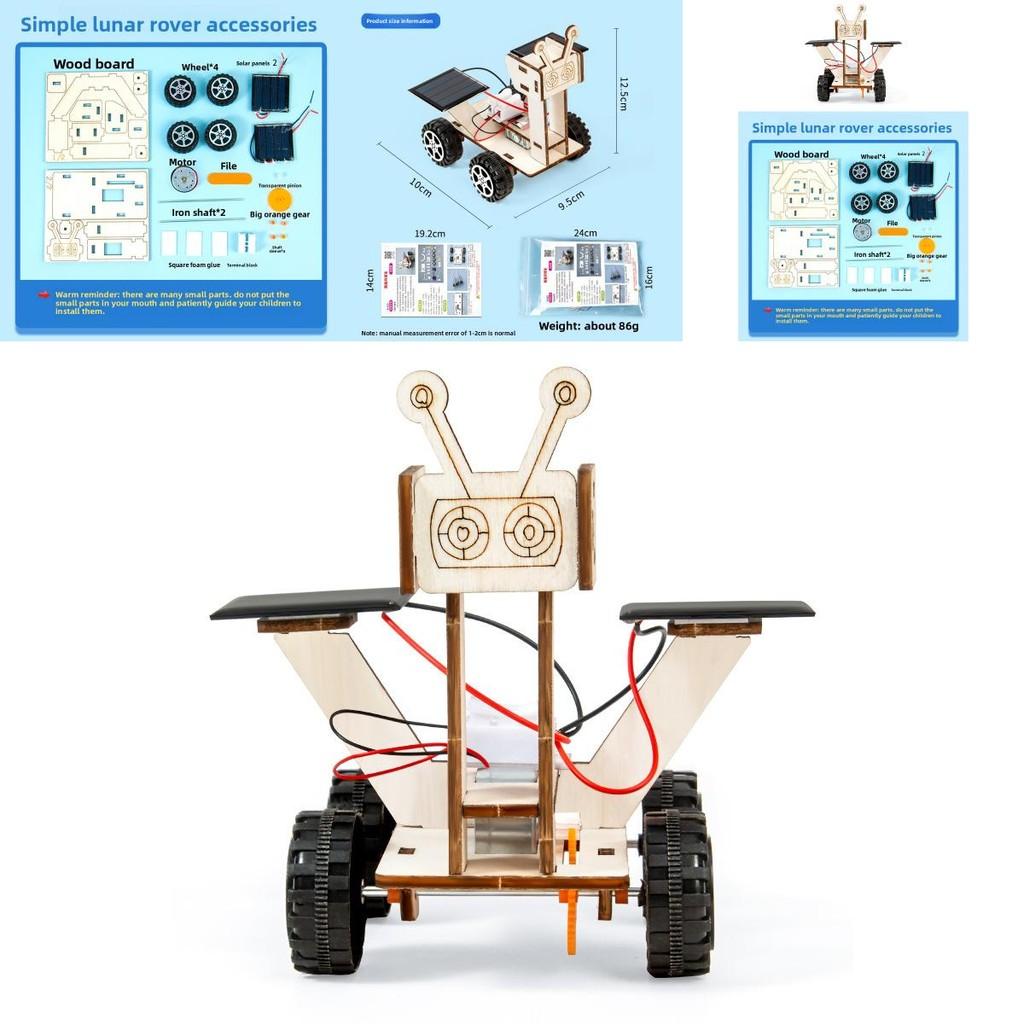 Solar Energy Science Experiment Kit With Diy Moon Rover Model For Kids Educational Stem Activity