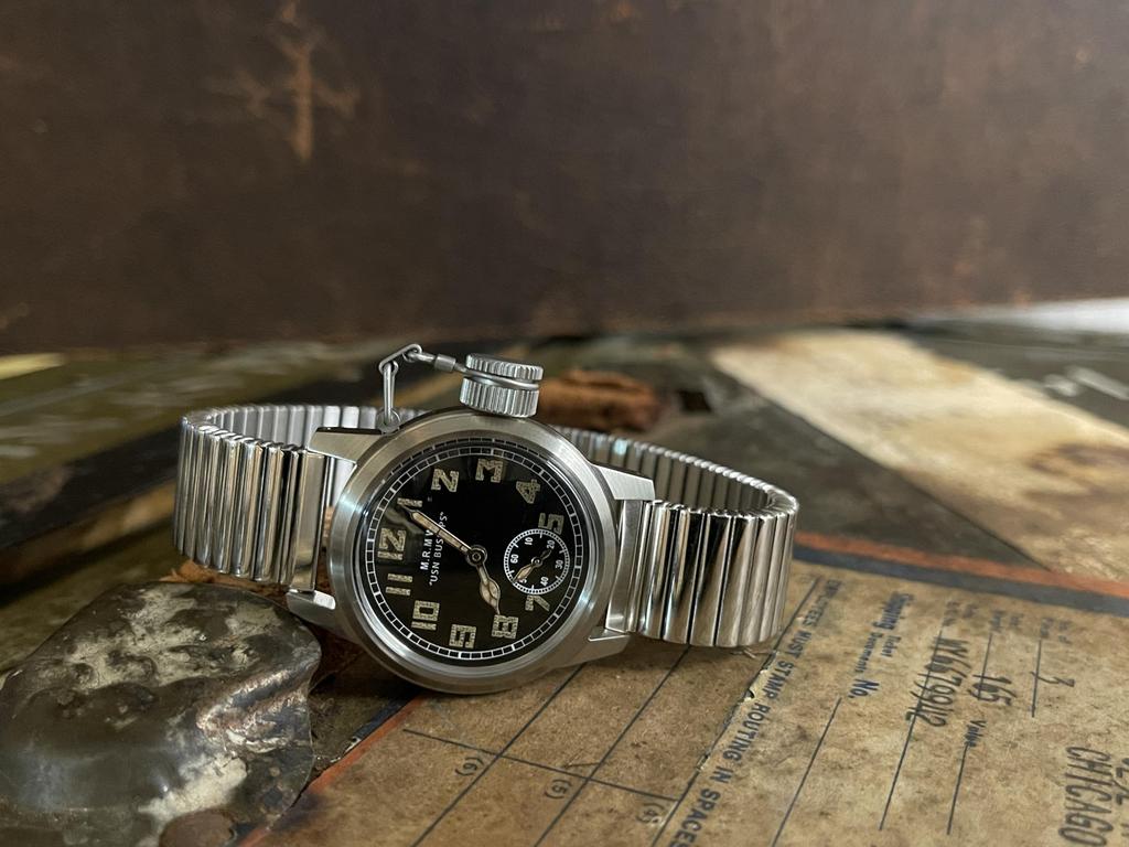 Military Ships Small with Extension Strap M.R.M.W. Men's Watch, Second,